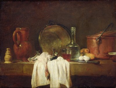 Il Tavolo della Cucina da Jean Baptiste Simeon Chardin